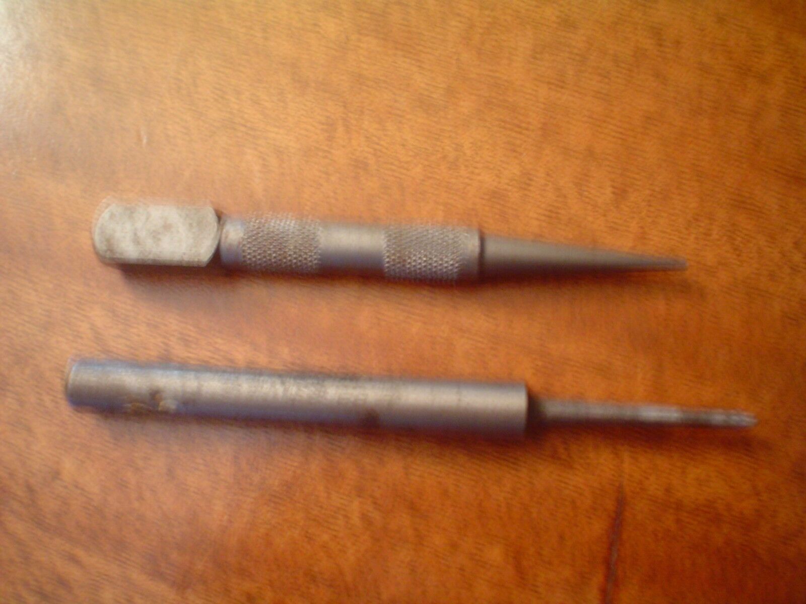 METAL PUNCHES HAND LOT OF 2 METAL WORKER TOOLS VINTAGE 