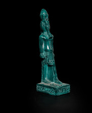 Authentic Ancient Egyptian Antique Rare God Amun RA Statue Figurine BC picture