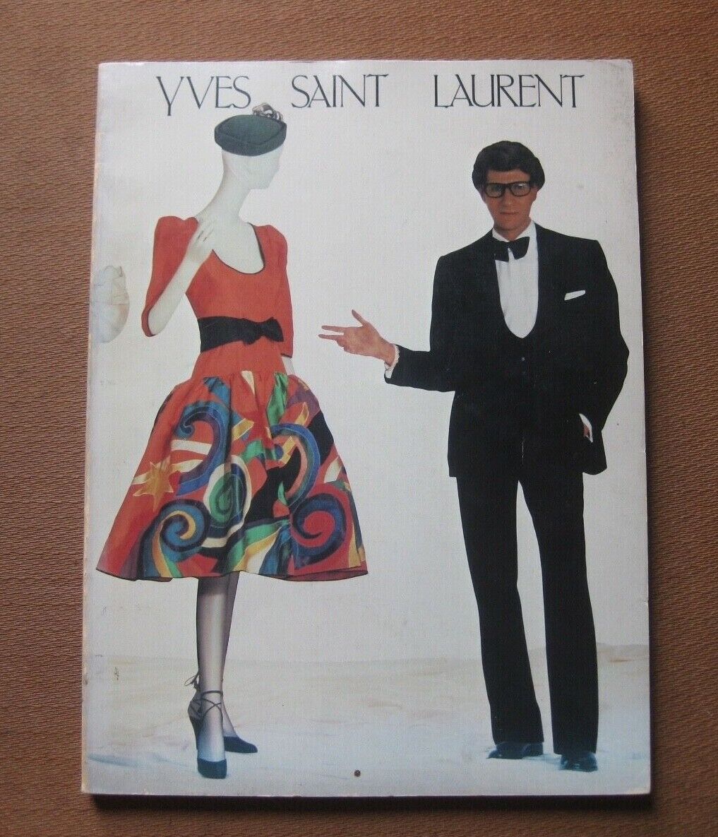 SIGNED - YVES SAINT LAURENT - Metropolitan Museum  - 1st PB 1983 - fashion art