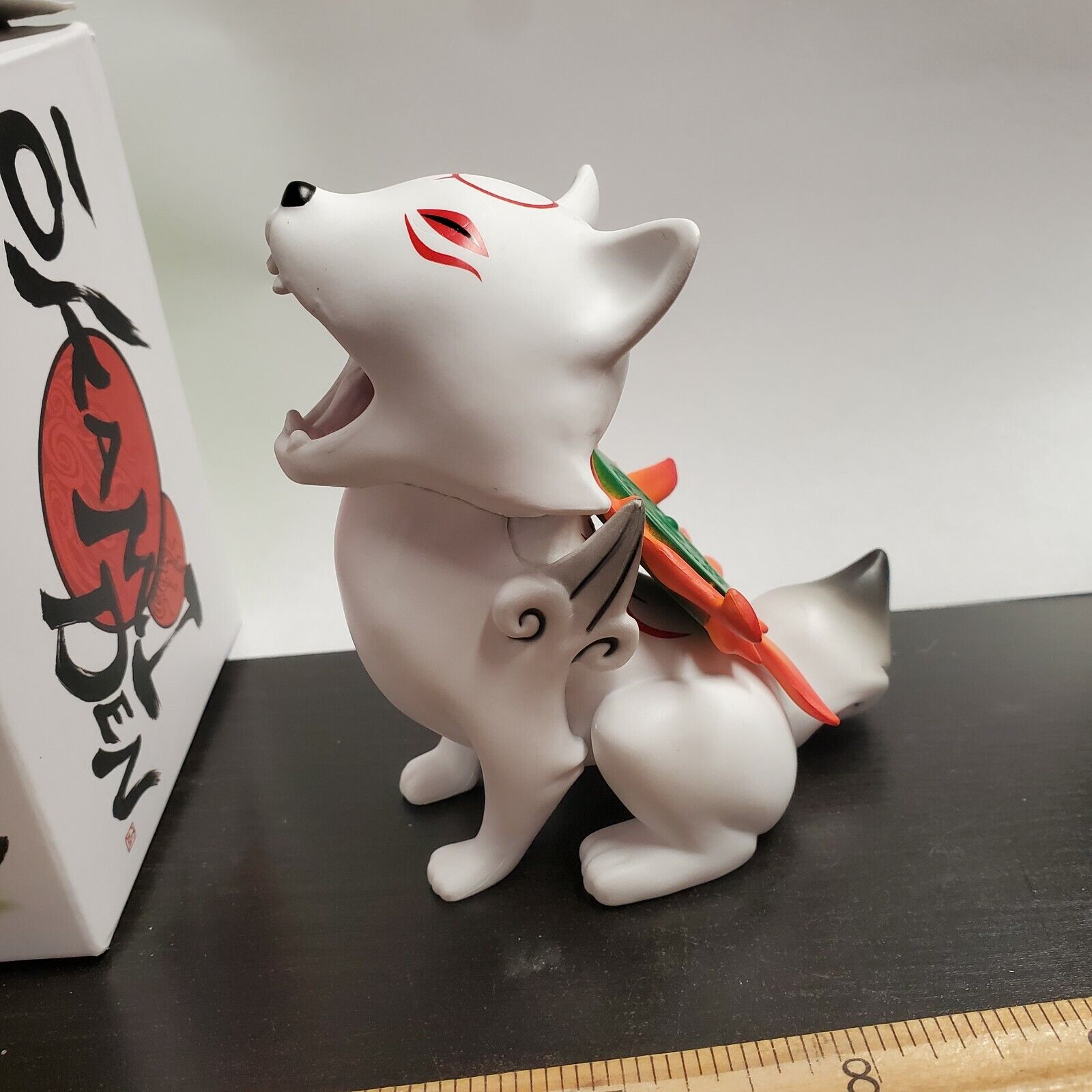 OKAMIDEN CHIBITERASU White Dog / Wolf FIGURE Okami LOOTCRATE EXCLUSIVE w/ Box