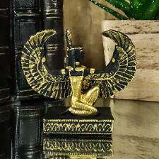 Egyptian Goddess Of Justice Maat With Open Wings Dollhouse Miniature Statue picture