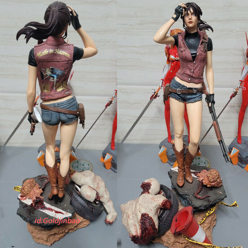 Resident Evil Claire Redfield 1/4 Statue Resin Figurine 22\'\' In Stock Anime GK