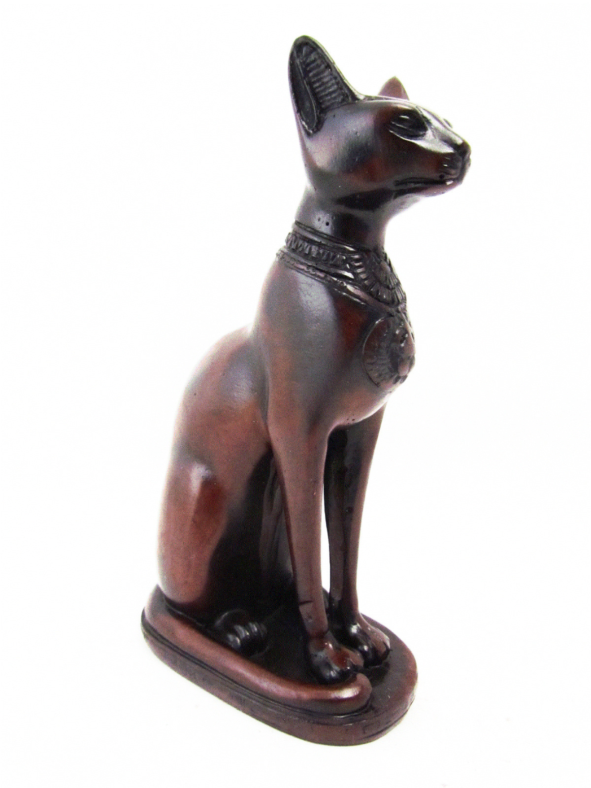 Egyptian Bastet Cat Statue Ancient Egypt Figurine Paperweight for Desk Decor 5\