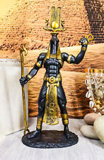 Ebros Egyptian God Ibis Headed Thoth Holding Was& Ankh Patron Of Knowledge picture