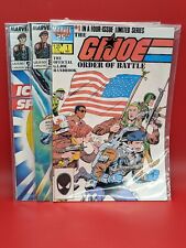 Lot Of 3 G.I. Joe Comic Books European Missions #8 & #9 Order Of Battle #1 Mint picture
