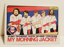 MY MORNING JACKET 2011 TOUR MANN MUSIC CENTER PHILADELPHIA CONCERT TRADING CARD picture