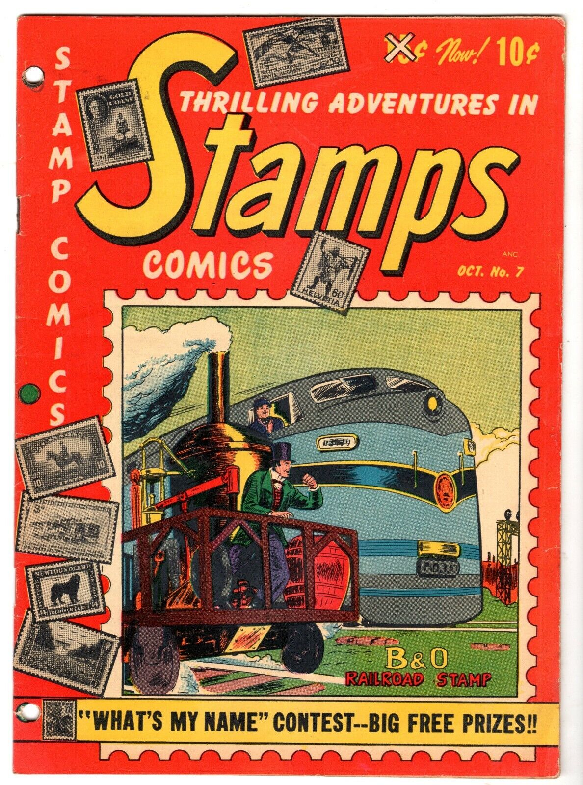 Stamps Comics #7, Very Good Condition