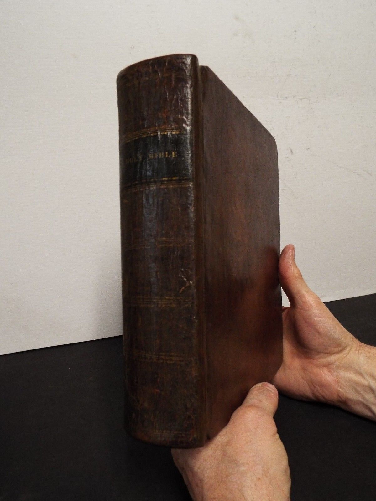 1726 Gilbert Tennent\'s Bible - Great Awakening -Princeton University-co- founder