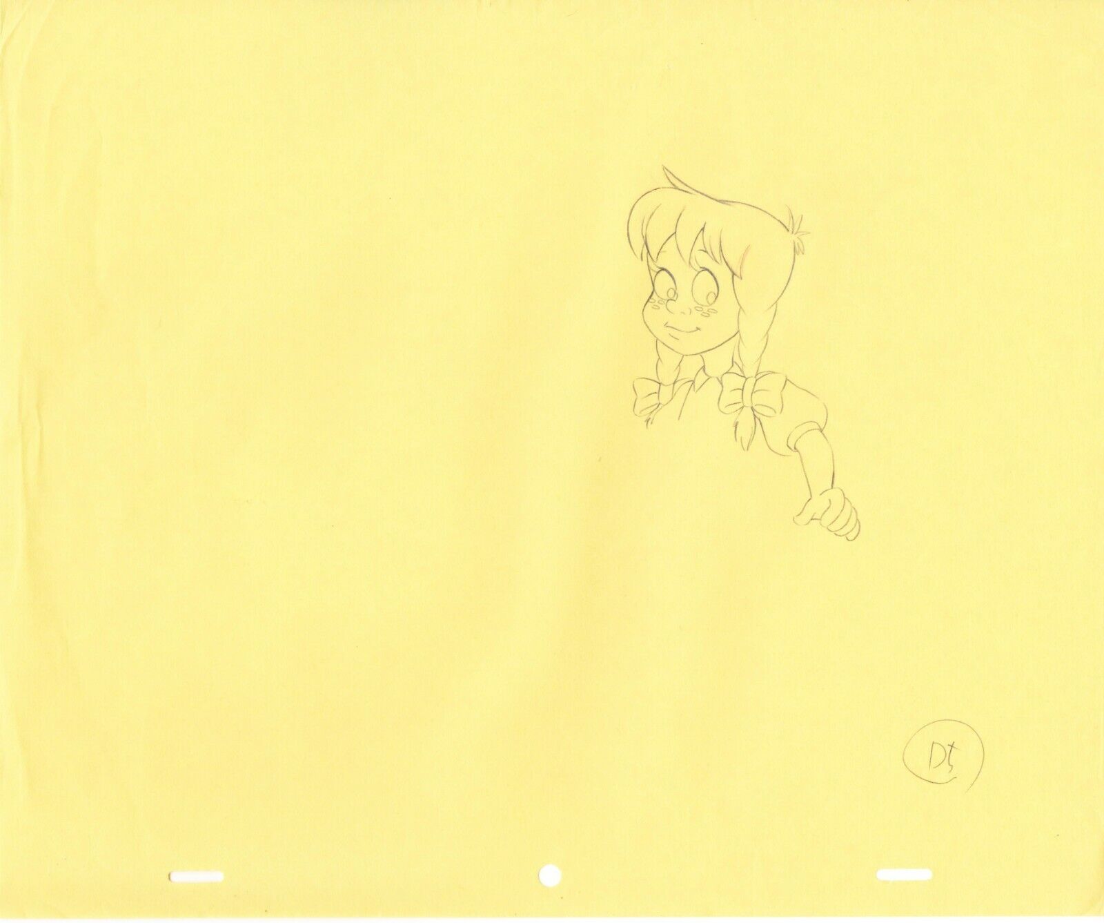 OZ Kids Baum Animation Production Cel Drawing Hyperion 1996-7 Wizard of Oz j5