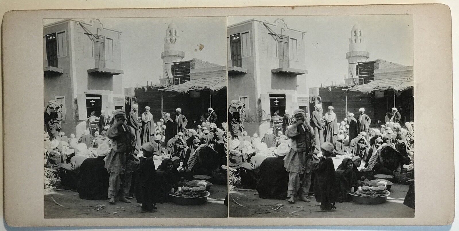 Egypt Market Esna Photography PL35P Stereo Vintage Analogue 1912