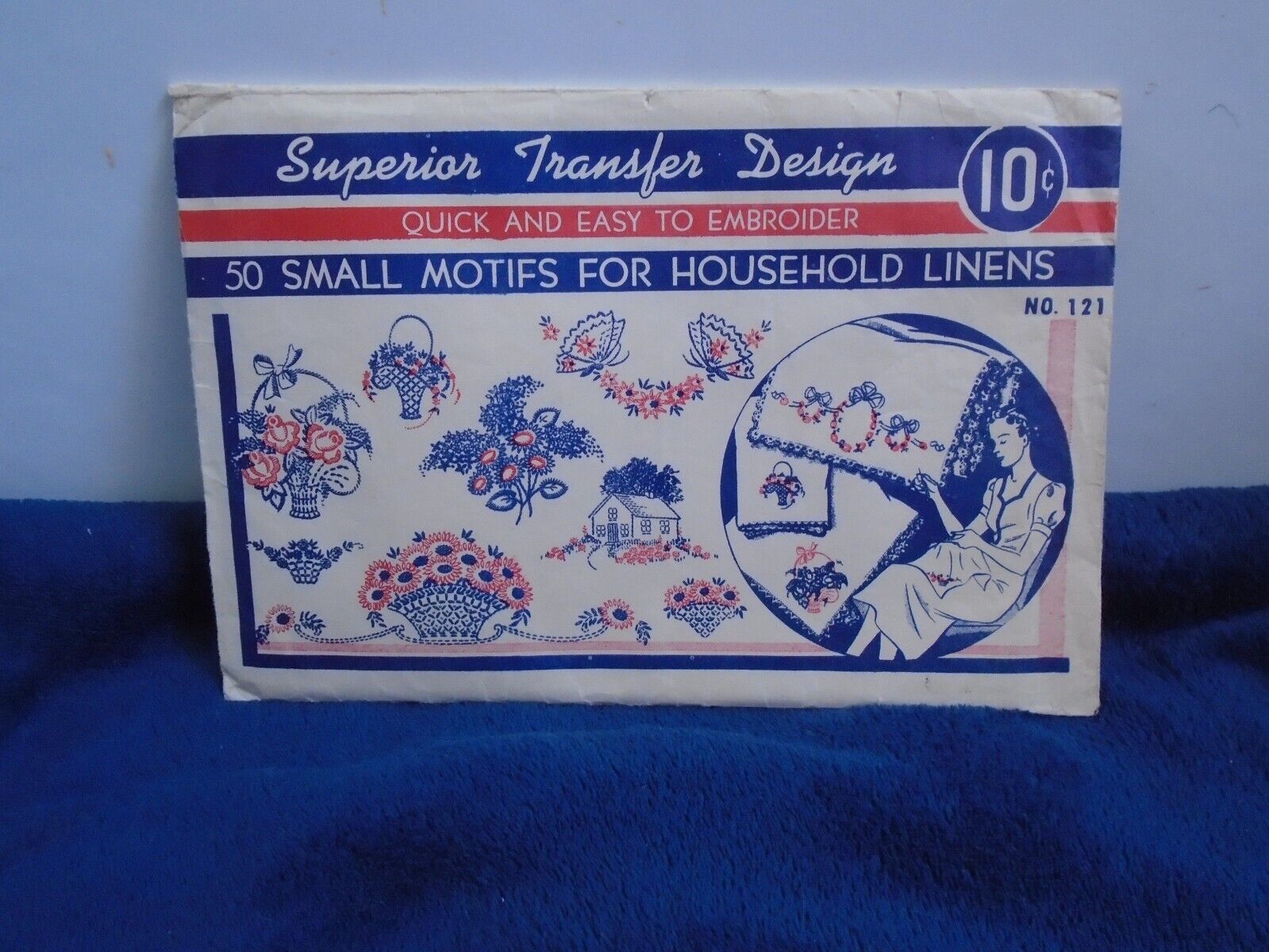 Vintage Superior Transfer Design, 50 Small Motifs for Household Linens , 1930's