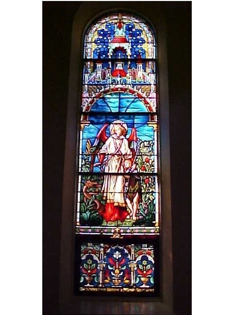 + Beautiful 9 window set of Church Stained Glass Windows + Shipping Available