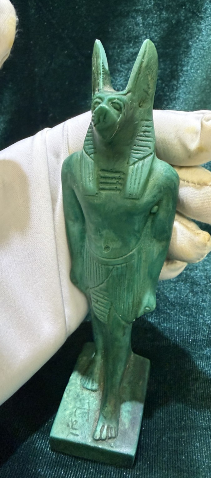 Ancient Egyptian Antiques Anubis Statue God of the Afterlife Egyptian pharaoh