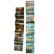 Vintage Alexandria Egypt & Switzerland Souvenir Postcard Booklets Lot of 2 picture