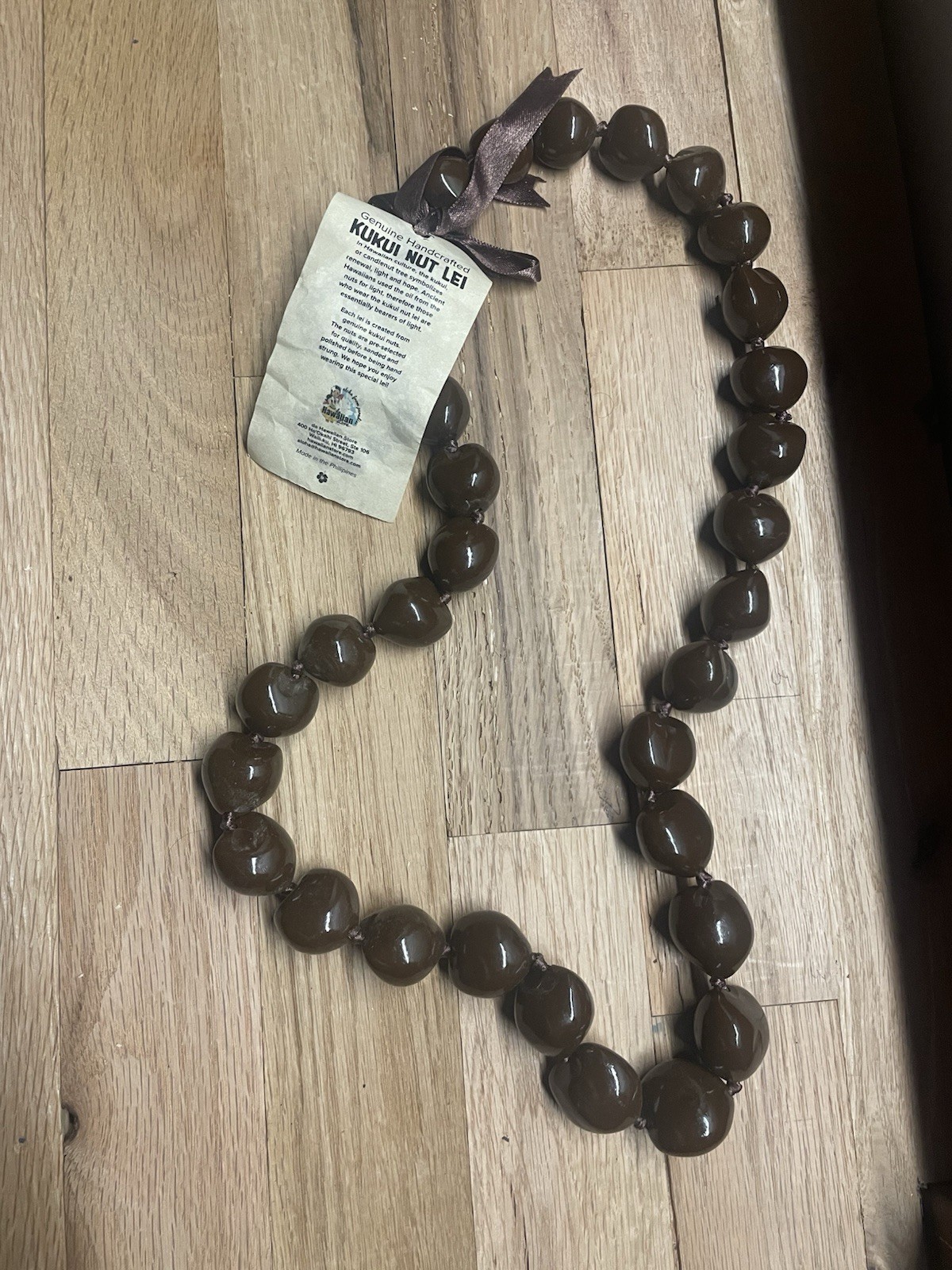 Genuine Handcrafted Kukui Nut Lei