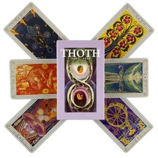Thoth Tarot Cards A 78 Deck Oracle English Divination Edition Borad Playing Game picture