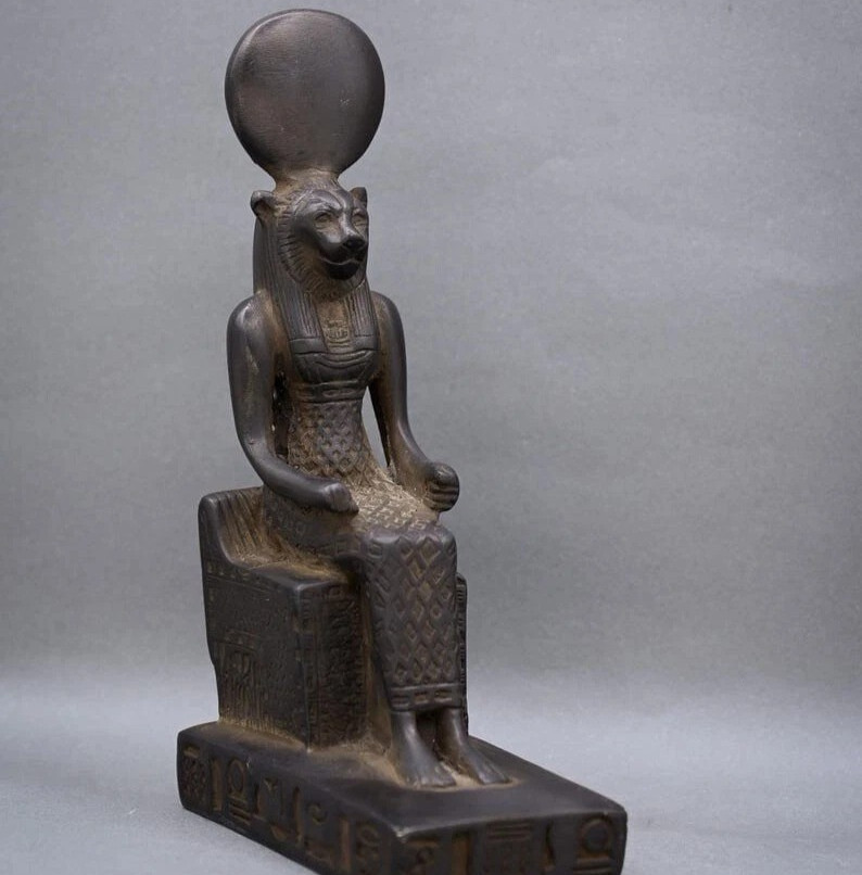 Egyptian Artifacts Rare Authentic Pharaonic Statue Egyptian Goddess Sekhmet BC