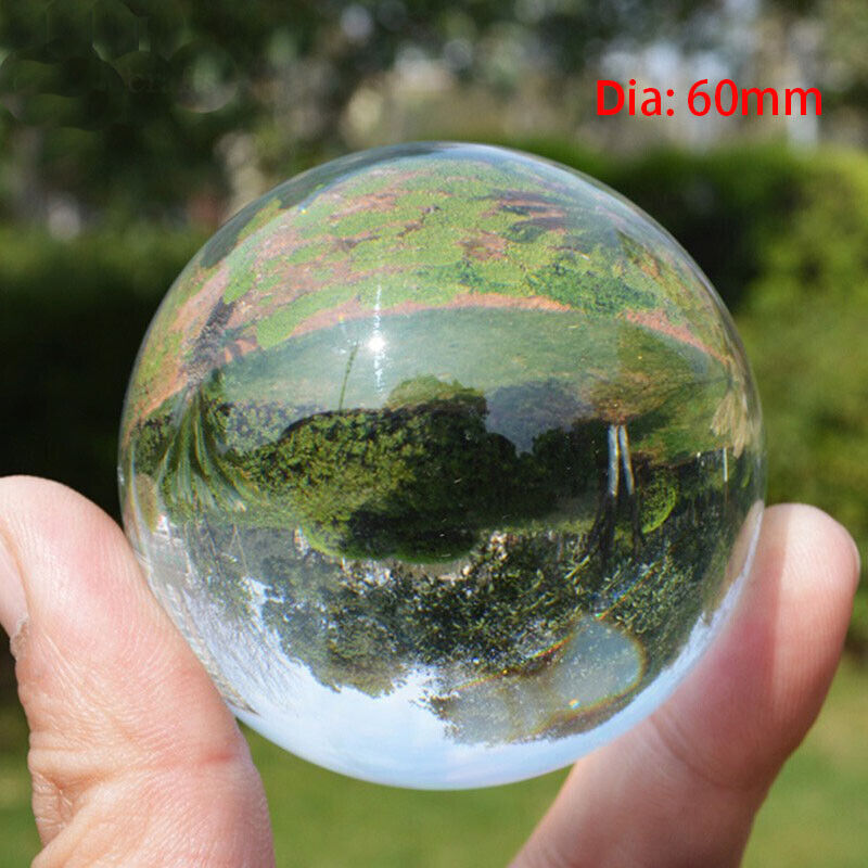 60mm Transparent Crystal Ball Home Decor FengShui Collectibles Gift Clear Crafts