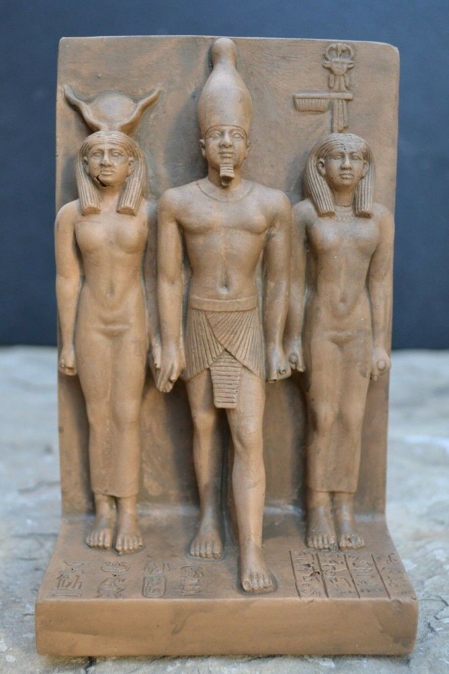 Egyptian Triads of Menkaure 3rd Sculpture statue museum reproduction a