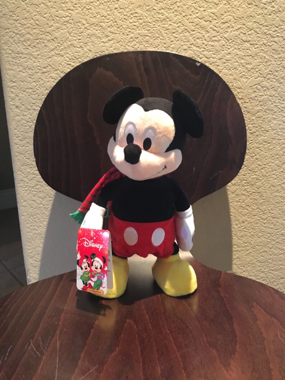 Mickey Mouse Animated Dancing Christmas Stuffed Animal 