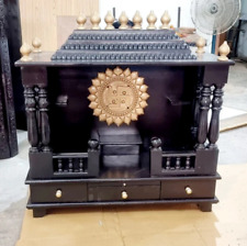 Fully Hand Carved , Hindu Wood Temple Pooja Wi Mandir Pooja Ghar for Home mandir picture