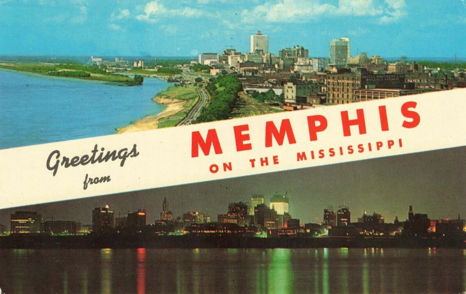Postcard Memphis Tennessee 