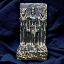 Statue of Pharaonic Trinity of the Three Deities of Ancient Egyptian Antiques BC picture