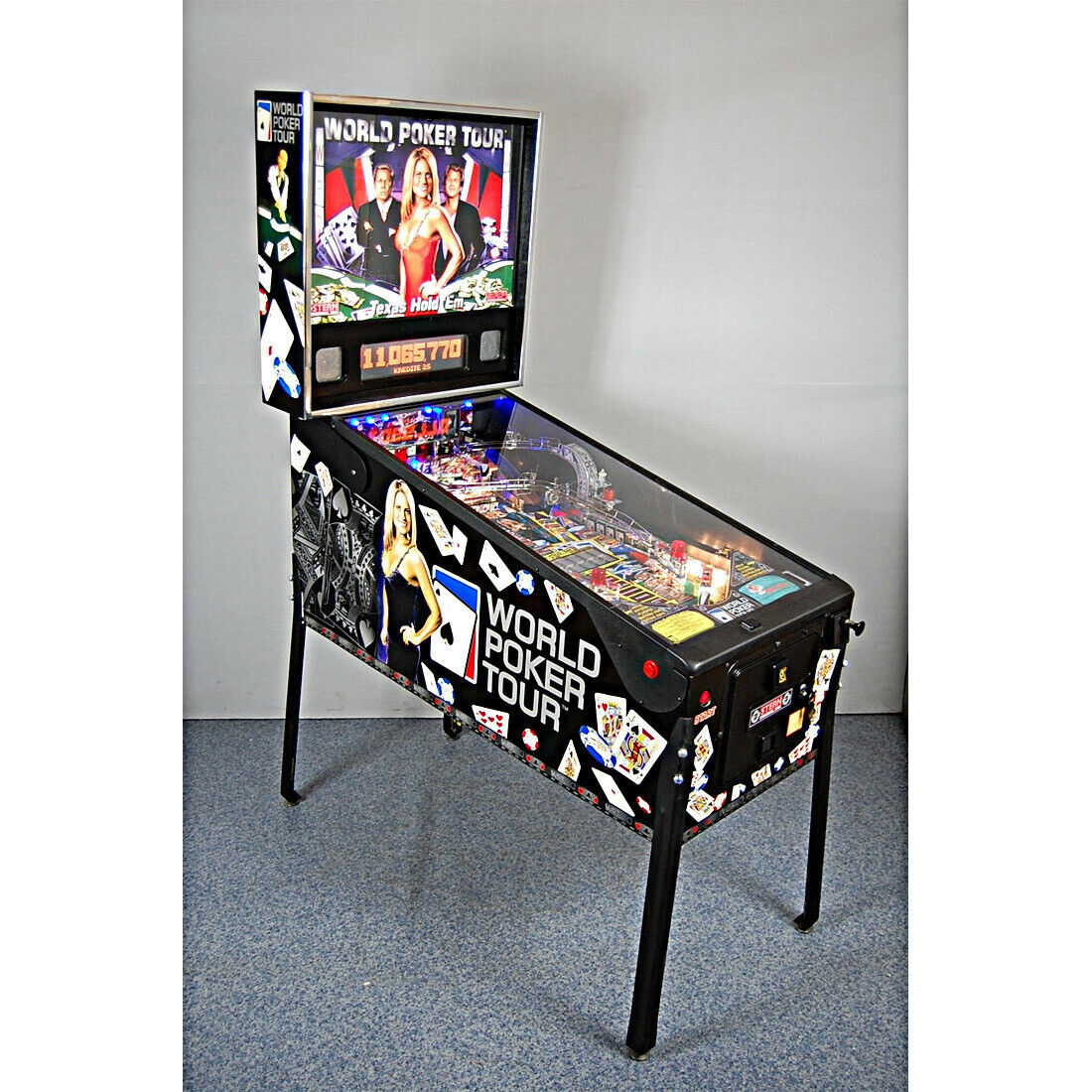 World Poker Tour Pinball Machine by Stern - Professionally Refurbished