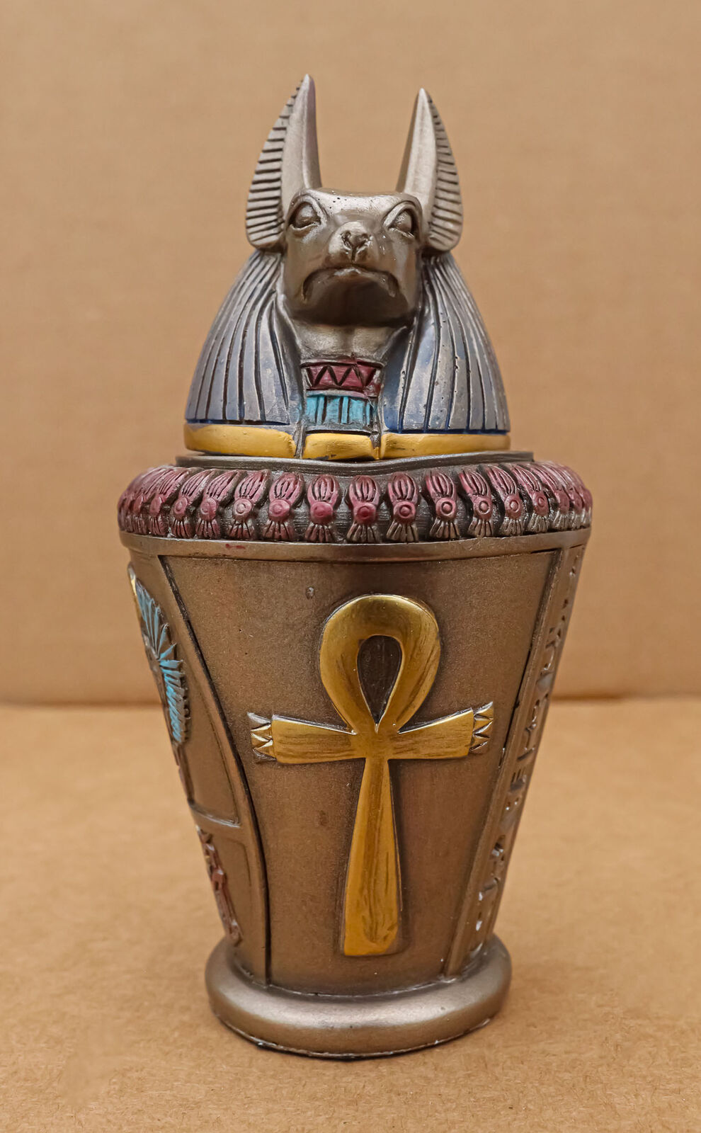 Ebros Egyptian Gods And Deities Duamutef Canopic Jar 5.75\