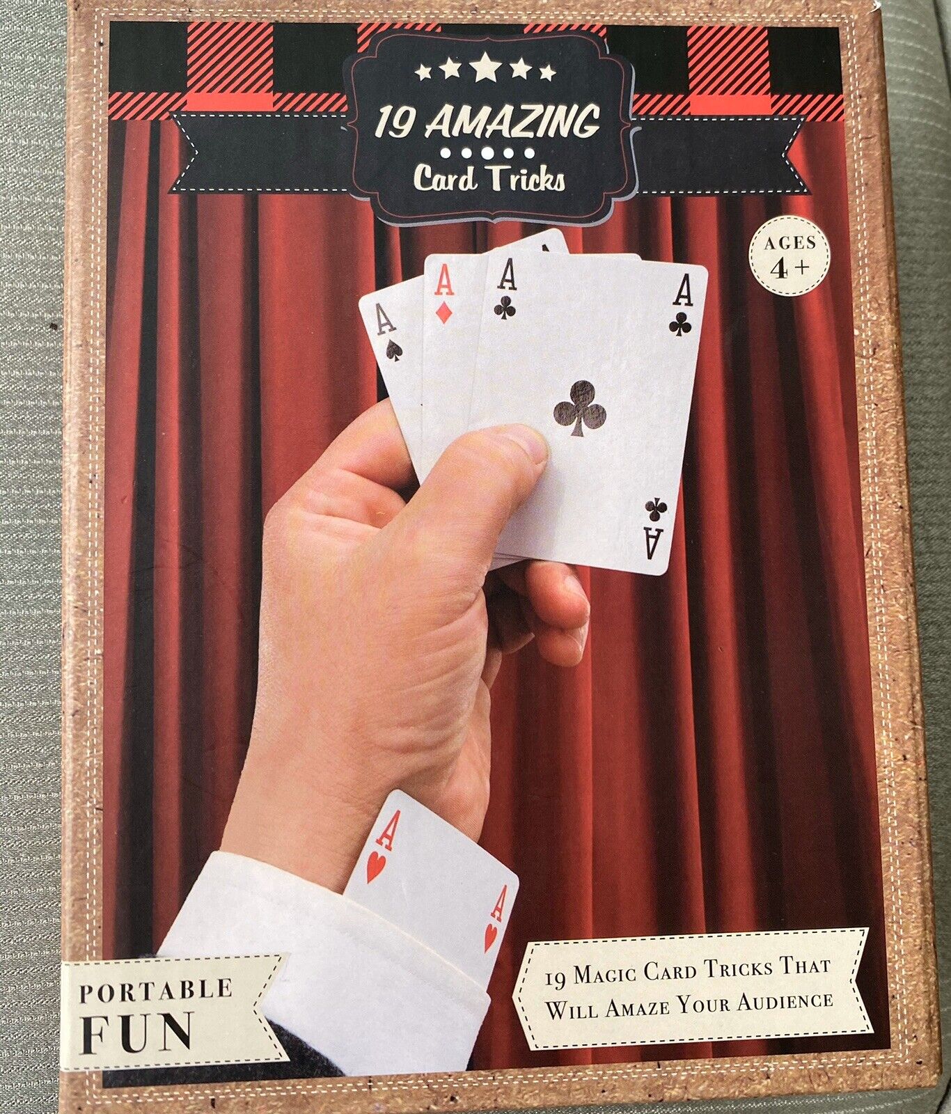 MerchSource Portable Fun Mini, 19 Amazing Card Tricks, Card Deck & Instructions