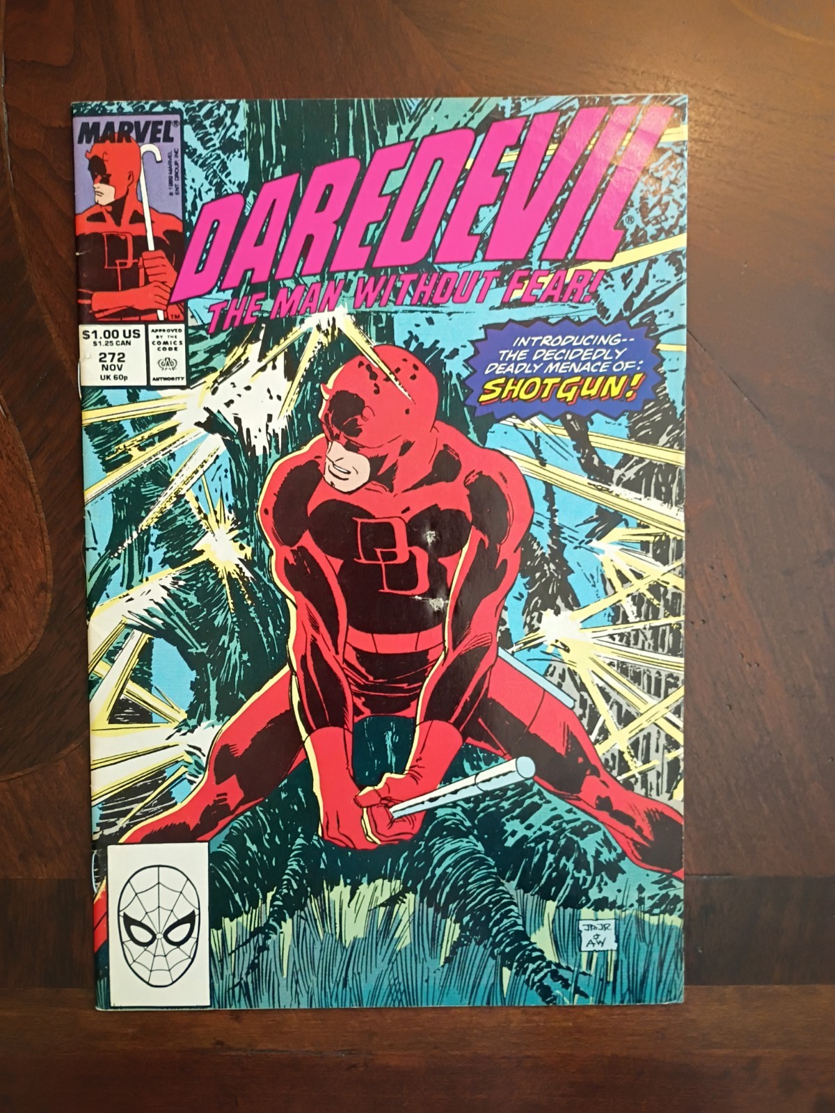 Daredevil #272 KEY 1st Shotgun Marvel Comics Daredevil Comic Book 1989