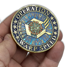EL4-009 Operation Warp Speed Challenge Coin Pandemic Task Force picture
