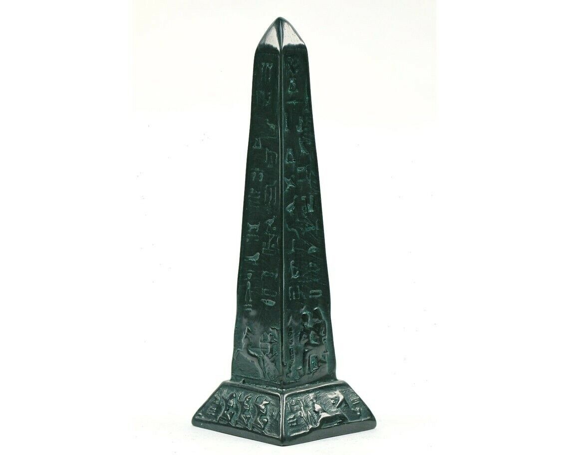Rare Egyptian Handmade Obelisk of The Musicians with Sekhmet, Ramses and HORUS