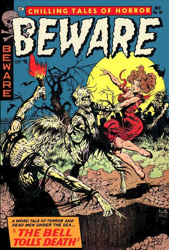 Beware #10 Photocopy Comic Book, Frazetta Cover