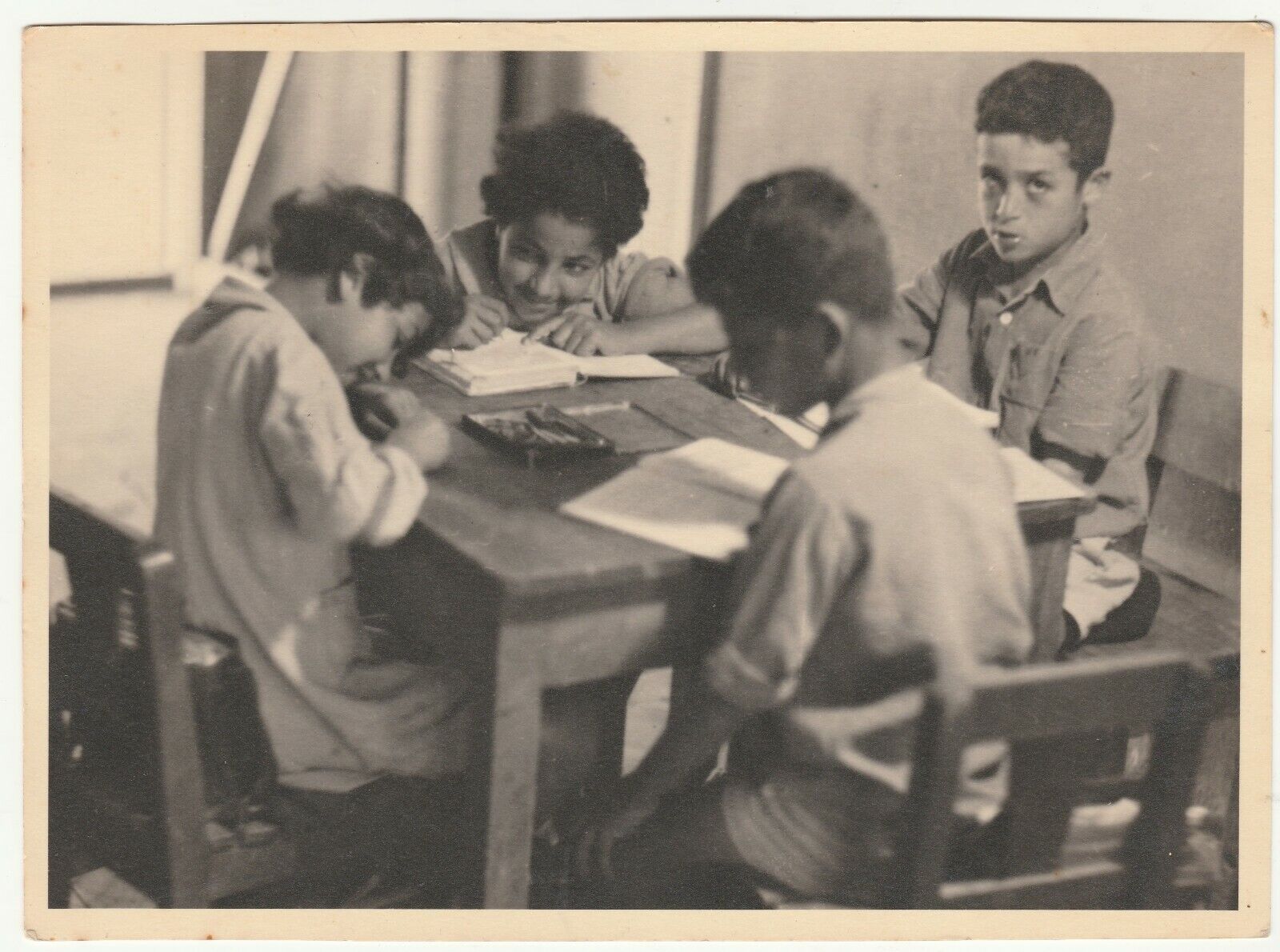 PALESTINE,TEL AVIV A  MUNICIPAL CHILDREN HOUSING, ABOUT 1940, A REAL PHOTO.  