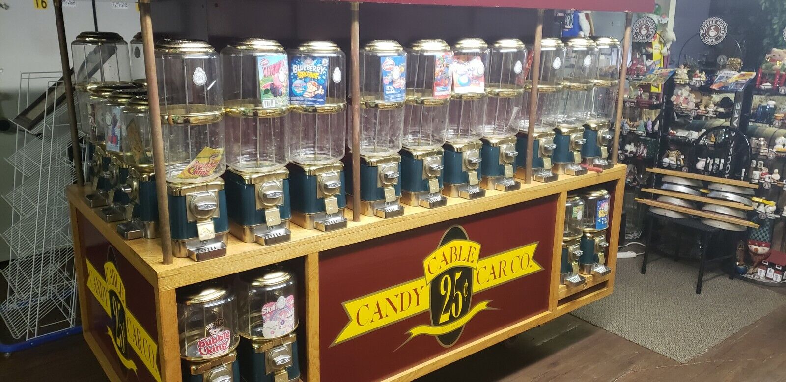 CABLE CAR CANDY VENDING CART