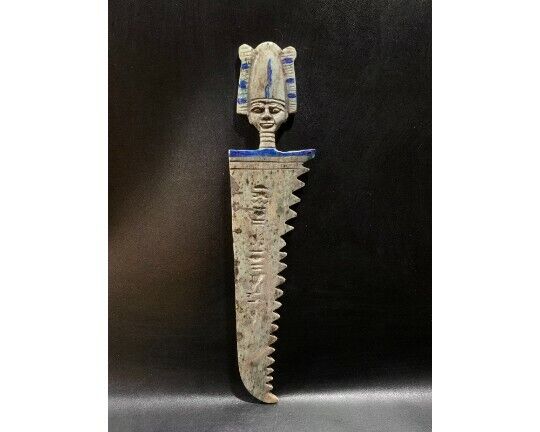 Ancient Egyptian Pharaoh's Knife of God Ptah with The Egyptian hieroglyphs