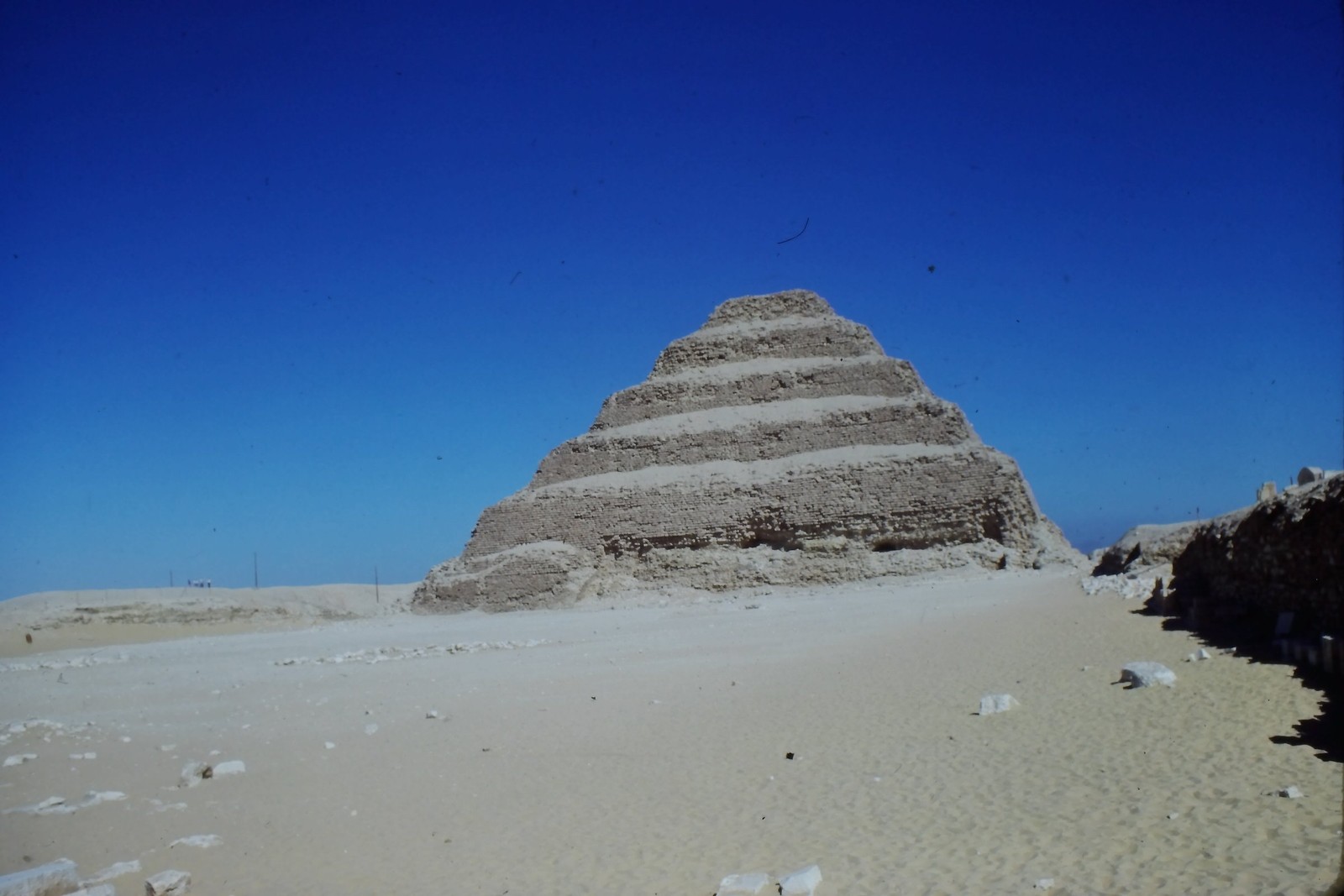1978 Kodachrome 35mm Slide, Pyramid of Djoser Saqqara Egypt desert Building 1978 Kodachrome 35mm Slide, Pyramid of Djoser Saqqara Egypt desert Building