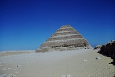 1978 Kodachrome 35mm Slide, Pyramid of Djoser Saqqara Egypt desert Building picture