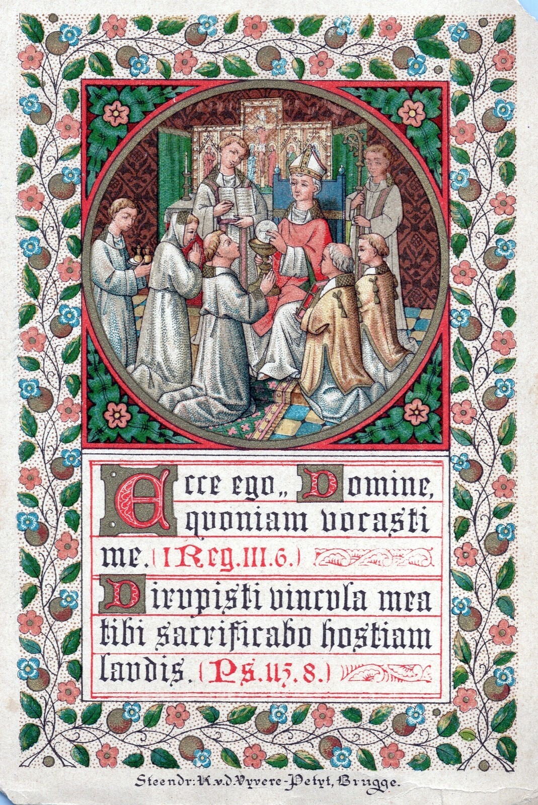 Antique remembrance of the ordination to the priesthood Philadelphia 1921 Antique remembrance of the ordination to the priesthood Philadelphia 1921
