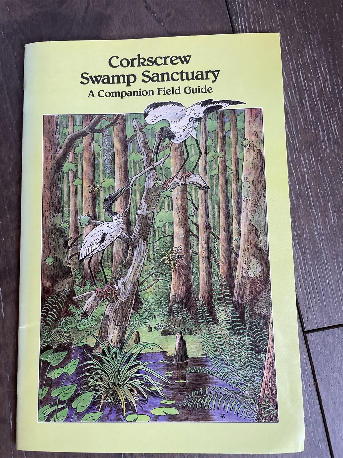 CORKSCREW SWAMP SANCTUARY: NAPLES FLORIDA  A COMPANION FIELD GUIDE vintage book