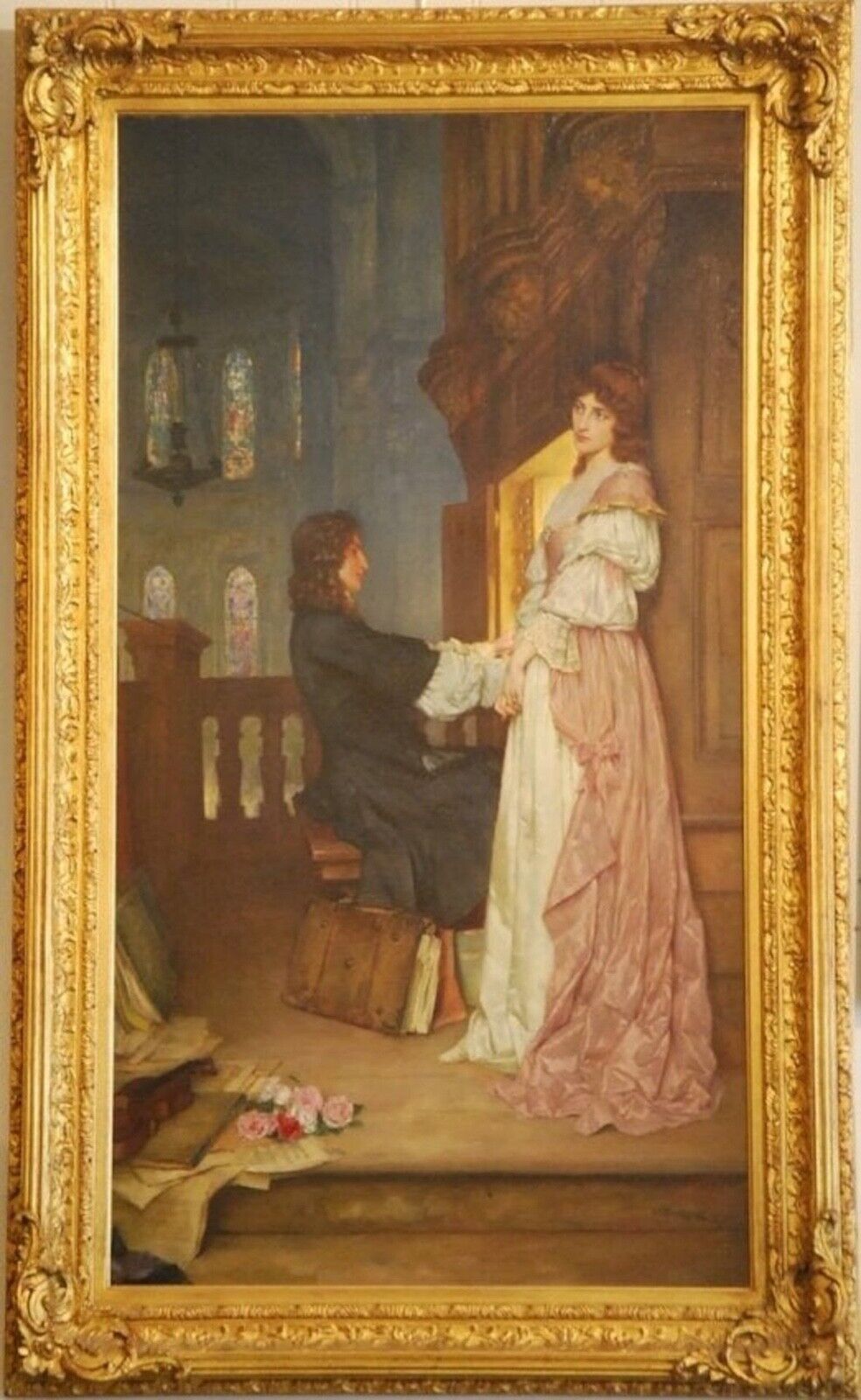 William A. BREAKSPEARE Oil on canvas If Music Be the Food of Love