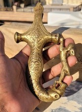 RARE VINTAGE BRASS SWORD HILT MUT MARWAR COLLECTABLE  picture