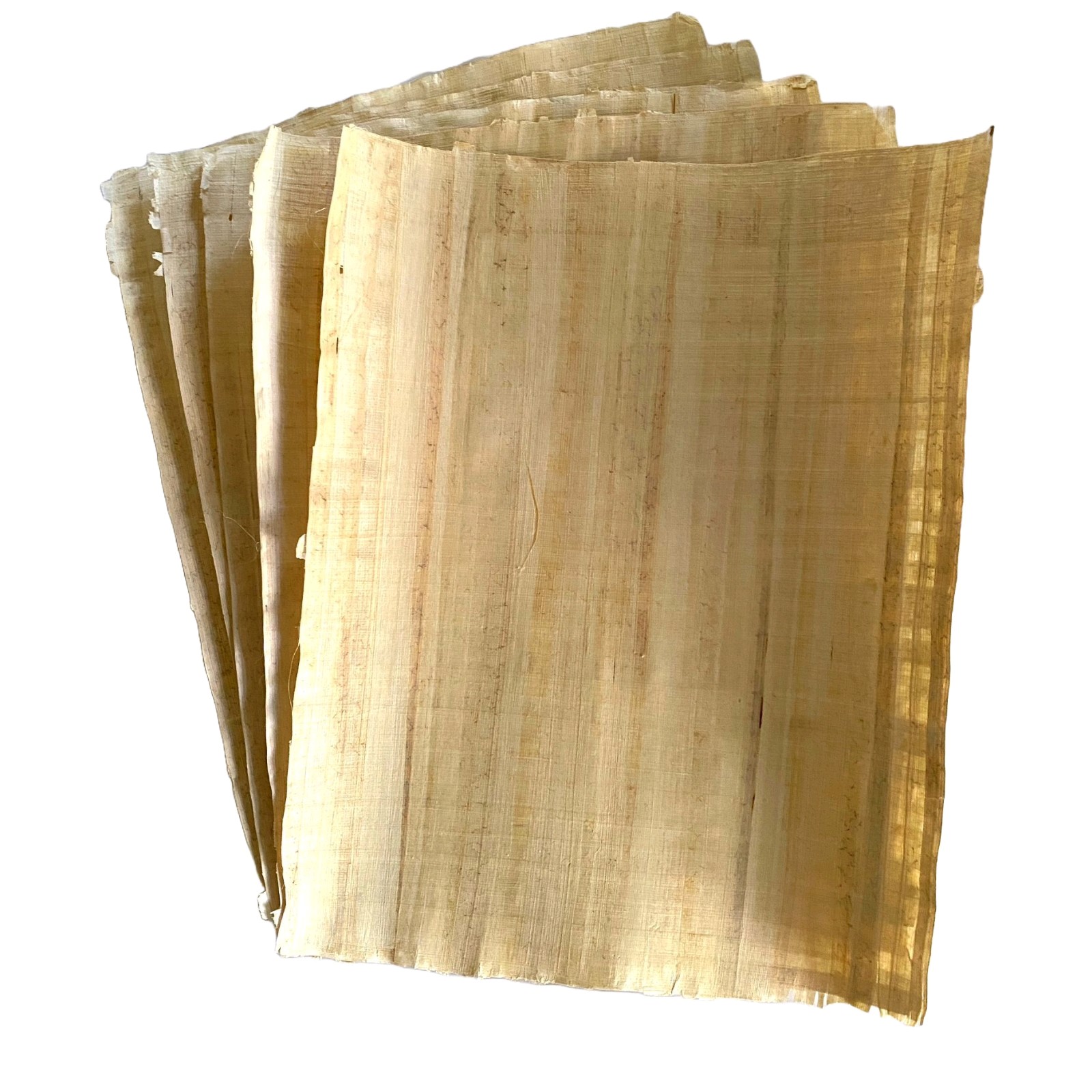 Set Of 20 Blank Egyptian Papyrus Sheets, for Art Projects and Schools, 8X12in. Set Of 20 Blank Egyptian Papyrus Sheets, for Art Projects and Schools, 8X12in.