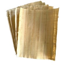 Set Of 20 Blank Egyptian Papyrus Sheets, for Art Projects and Schools, 8X12in. picture