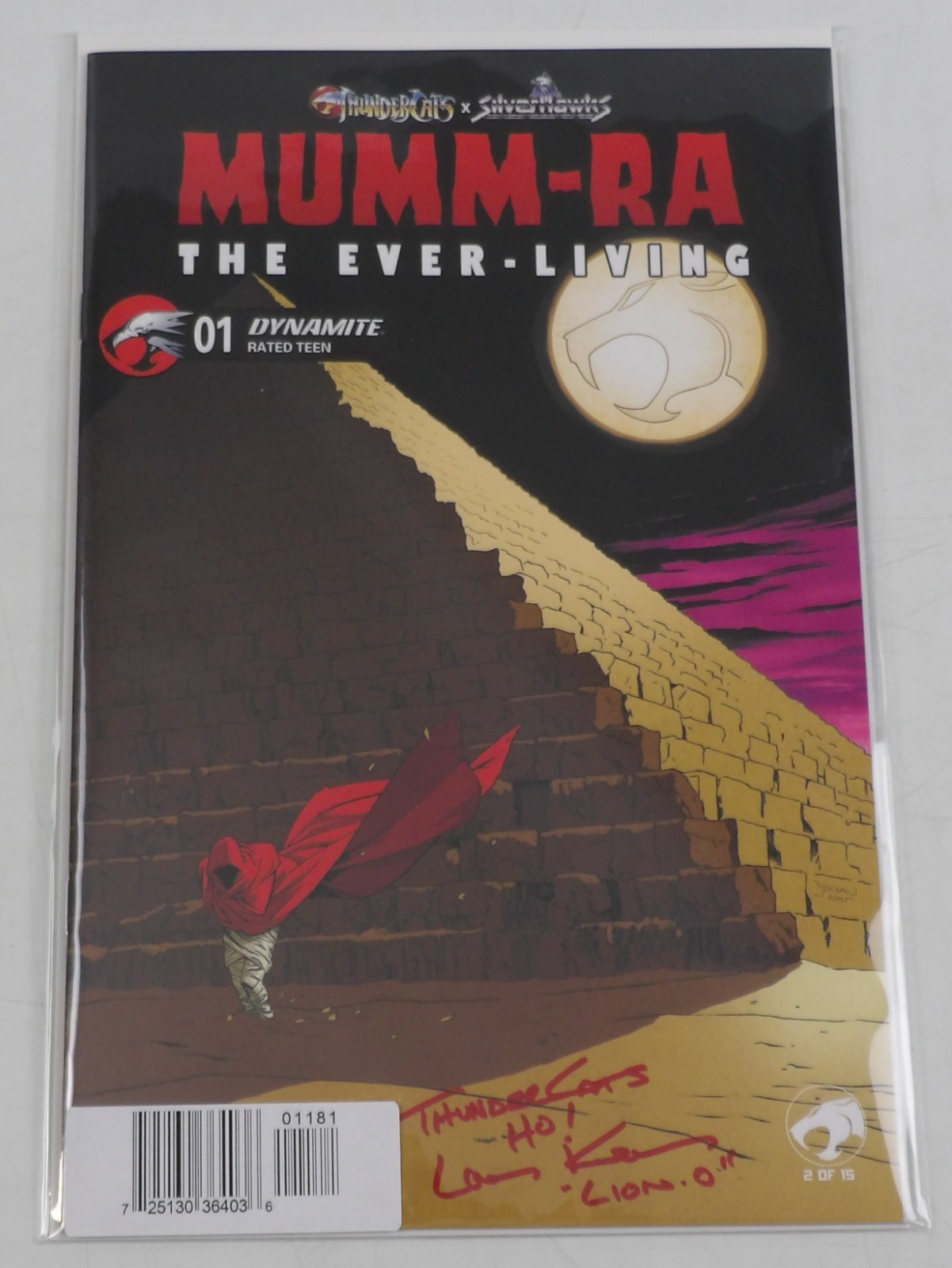 Mumm-Ra the Ever-Living #1 VF/NM 1:100 SIGNED by Larry Kenny w/ COA Thundercats Mumm-Ra the Ever-Living #1 VF/NM 1:100 SIGNED by Larry Kenny w/ COA Thundercats