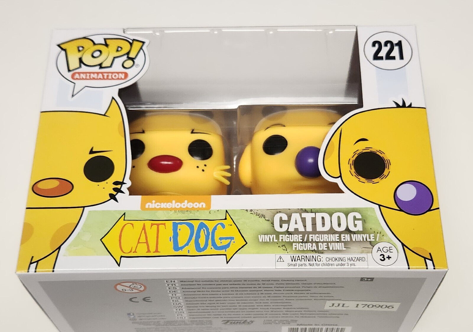 Funko Pop Vinyl Nickelodeon  Catdog 221 New Animation Cat Dog