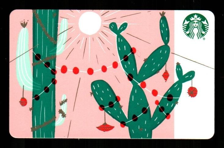 STARBUCKS Christmas Catus ( 2018 ) Gift Card ( $0 ) STARBUCKS Christmas Catus ( 2018 ) Gift Card ( $0 )