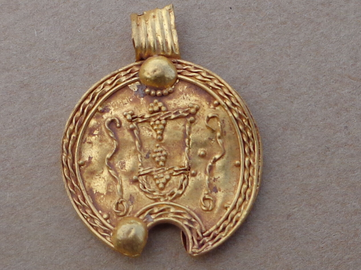 Golden Roman Pendant of Osiris