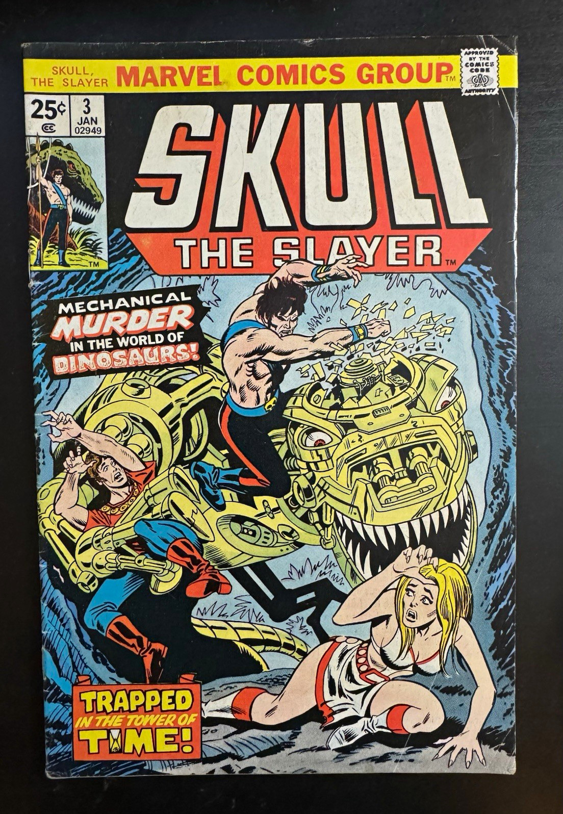 Marvel Skull the Slayer #3 (1976) Bronze Age — Doug Moench, Gil Kane